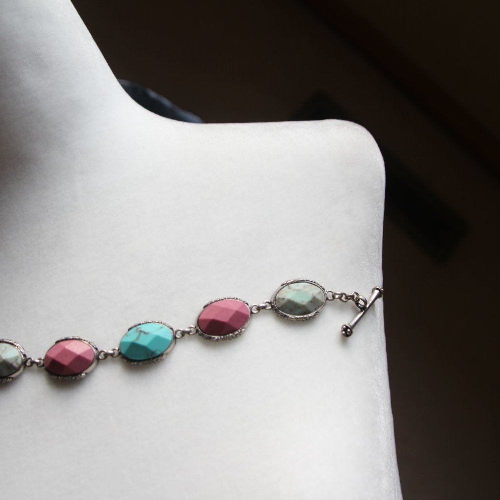 NWT Lucky Brand Bracelet with Semi precious accent